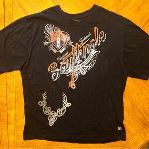Southpole Shirt Men’s 3XB (Fits XL/2XL) Black Truth Liberty Grunge Retro Y2K